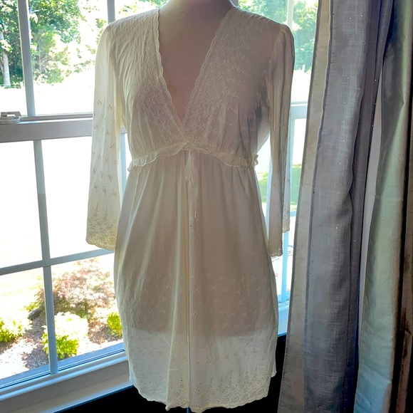 Karen by Karen Kane Ivory Eyelet Dress or Tunic - Picture 1 of 10
